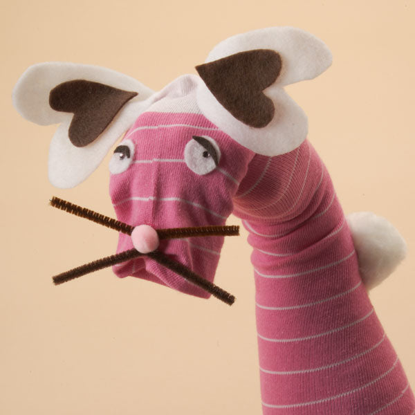 Easter Bunny Sock Puppets