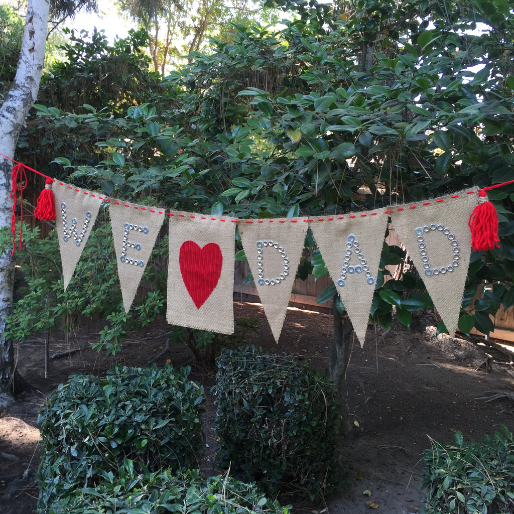 DIY Father's Day Burlap Banner