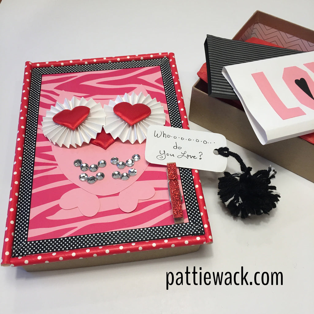 Valentine's Day Card Box - "Who-o-o-o Do You Love?"