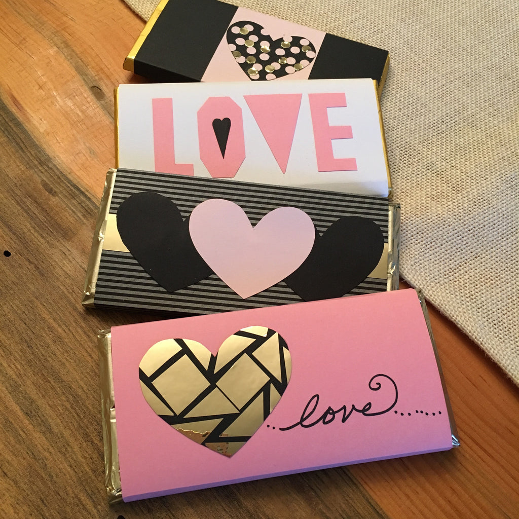 DIY Valentine's Day Chocolate Wrappers